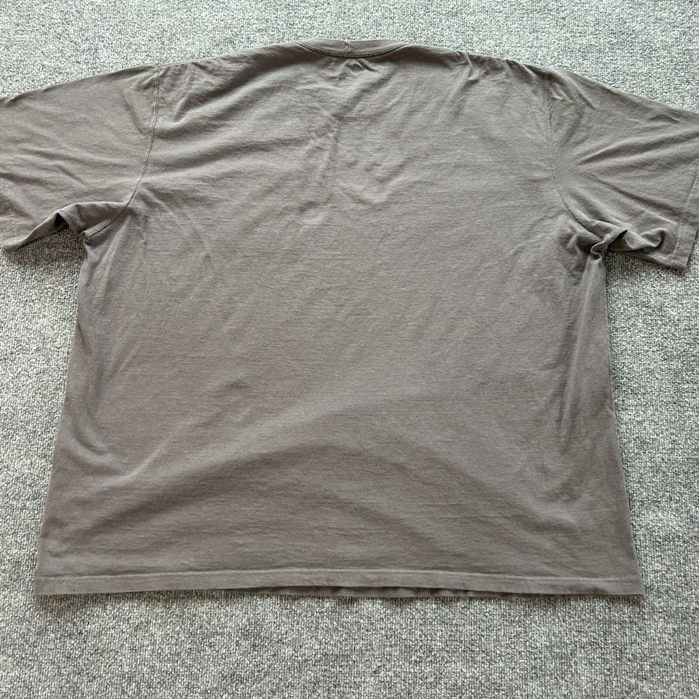 Carhartt Shirt Mens 4XL Grey Original Fit Heavyweight Cotton Pocket‎ T-shirt Big - Picture 8 of 8